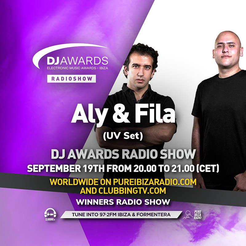 Koninklijke familie zakdoek opening DJ Awards Radio Show - 19th September - Aly & Fila – DJ Awards
